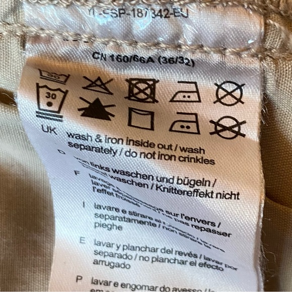 Esprit Size 6 button down khaki chinos, NWOT - Picture 10 of 11